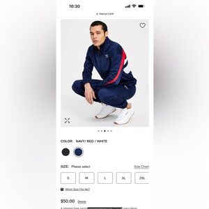 Reebok size 2xl